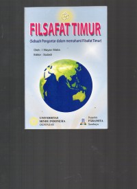 Image of Filsafat Timur (Sebuah Pengantar dalam Memahami Filsafat Timur)